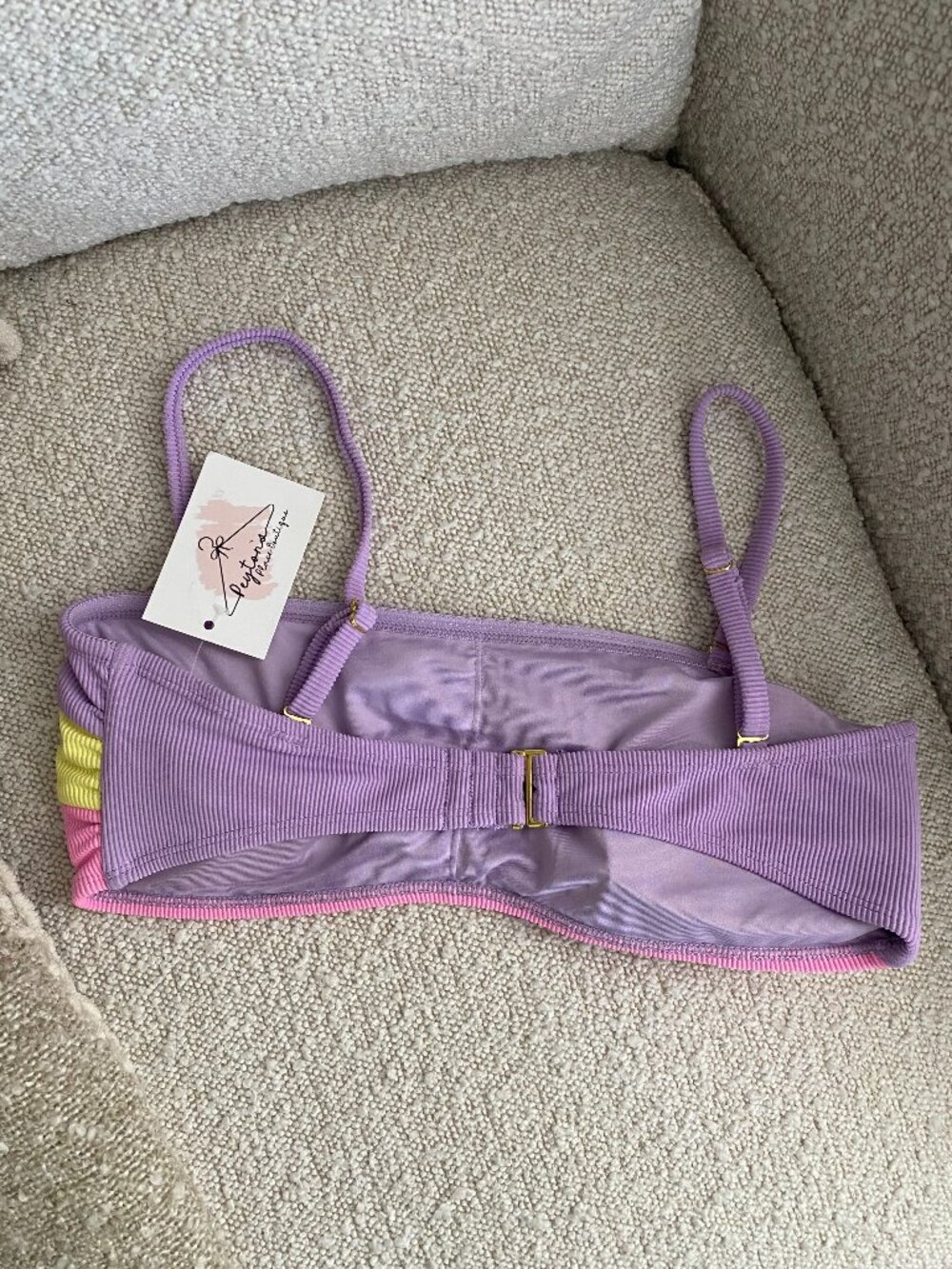 BEACH RIOT NWT | Kay Top in Sublime Spring Colorblock - Picture 4 of 5